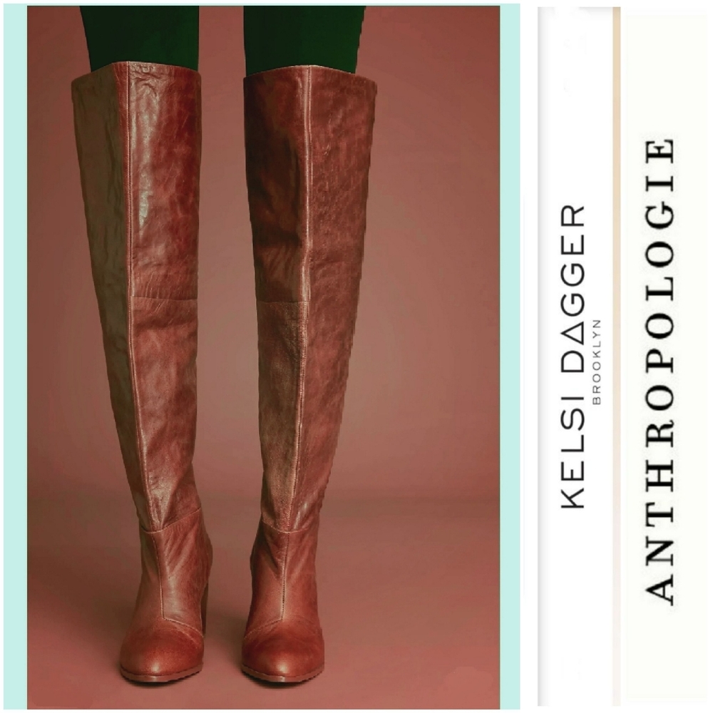 Sleek Kelsi Dagger x Anthropologie OTK Boots
